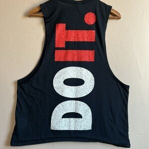 Vintage Nike 80/90’s “Just Do It” Muscle Shirt Large Swoosh Sleeveless Top Sz M.